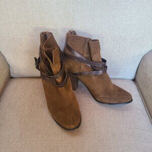 Carlos by Carlos Santana Miles Ankle Boot Booties Bourbon Brown 9.5 Boho Rock